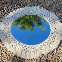 Macrame mirror